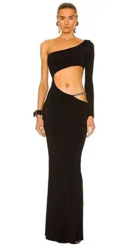 Retrofête retrofete Whitney Cut out Gown in Black XLarge New Womens Long Maxi Dress