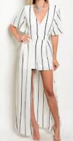 Crystal sky Romper Size 7 Blue