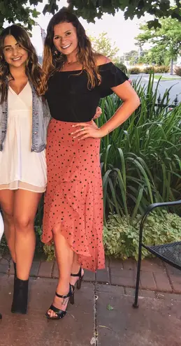 Black And Brown Studded Heels Size 8