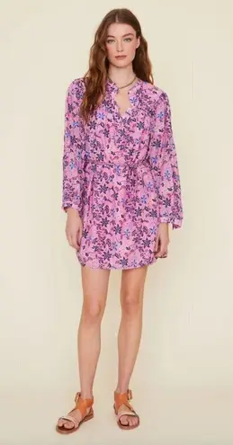 💕XIRINA💕 Bellamy Henley Mini Dress ~ Sweet Vines Medium M NWT Pink