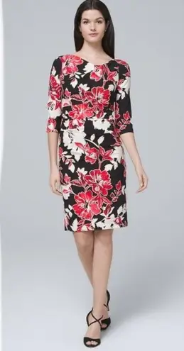 White House | Black Market WHBM  womens size 6 Sheath Dress Draped neck