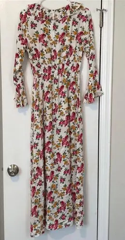 Cupshe Romantic Floral Ruffled Maxi Dress