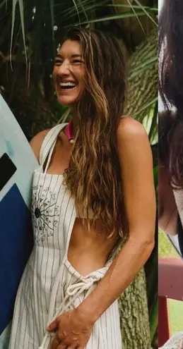 DANNIJO Wide Leg Embroidered Yin Yang Zodiac Cropped Cotton Overalls Jumpsuit Black