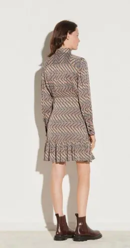 Sandro ππ Logo Printed Satin Mini Dress 36 EU NWT *Altered/Shortened*