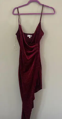 Honey and Rosie Red Glitter Dress