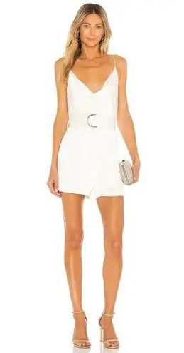 Karina Grimaldi Rochi Solid Romper White Womens Size XS