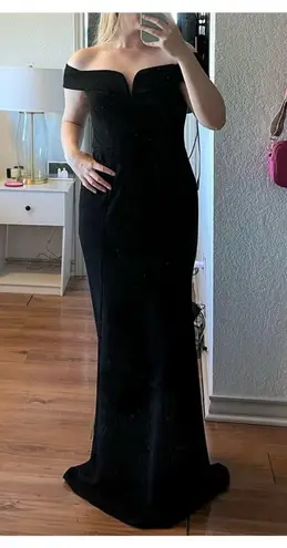 B Darlin Flattering Black Prom Dress 