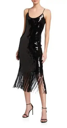 Milly Sequin Fringe Dress