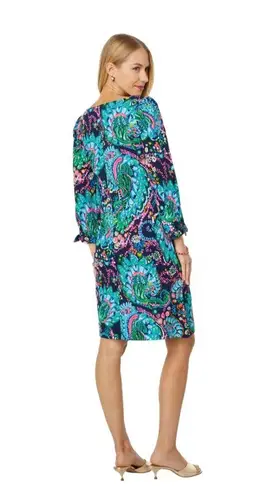 Lilly Pulitzer  Cath 3/4 Sleeve Bow Dress in Multi Take Me To The Sea Size M