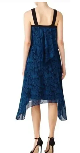 Derek Lam 10 Crosby Cami Midi Silk Dress Size 4 Blue