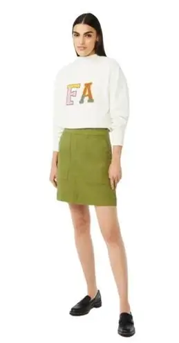 Free Assembly Women's Patch Pocket Mini Skirt Size 16 NWT Green