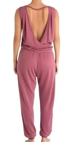 NWT Honeydew Fall Forever Lounge Jumpsuit Pink Size M