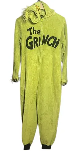 Dr Seuss The Grinch Adult Medium Union Suit Green