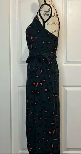 Angashion Animal Print Wrap Dress