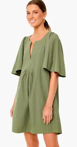 Tuckernuck Pomander place green Finley flutter cotton dress size large vacation