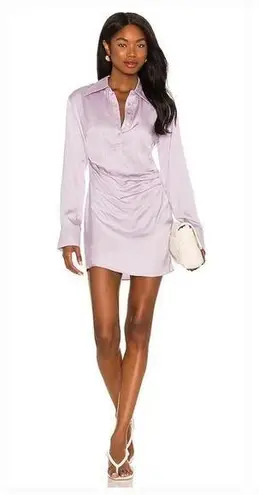 Song of Style Quinn Mini Dress in Lavender XXS Purple