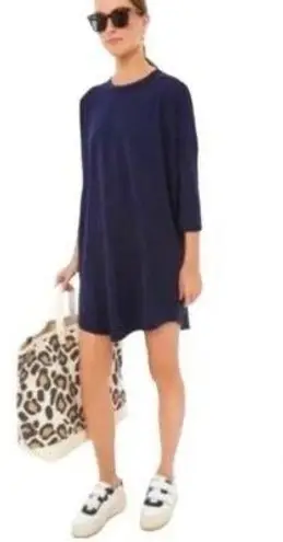 Tuckernuck Pomander Place Navy Sue Sweatshirt Dress