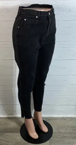 L.A. Blues Vintage black high waisted jeans stretchy, 30"X28"