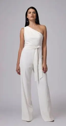 Jay Godfrey NWT Nadine Jumpsuit in White Size 14