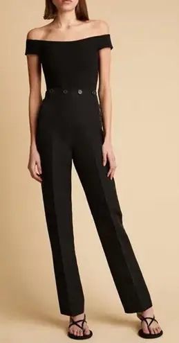 KHAITE Rainer Microfille Wool Blend Pants Size 10