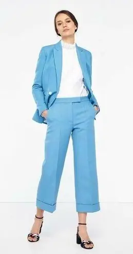 Sandro Aresky Cuffed Culottes Cropped Pants