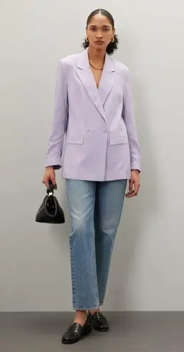 Thakoon Lilac Linen Blazer Purple Size 8