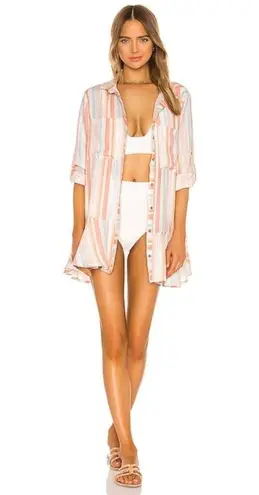 Agua Bendita x REVOLVE Crystal Dress Multi Striped Womens Size Medium