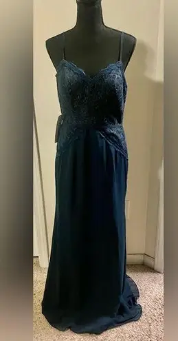 Azazie NWT Esmeralda Dress Dark Navy A6