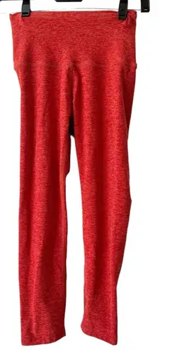 Beyond Yoga  Rustic Orange Walk And Talk Cropped High Waisted Leggings Size Small - Image 1