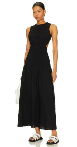 SNDYS Lottie Dress in Black Small New Womens Maxi Gown