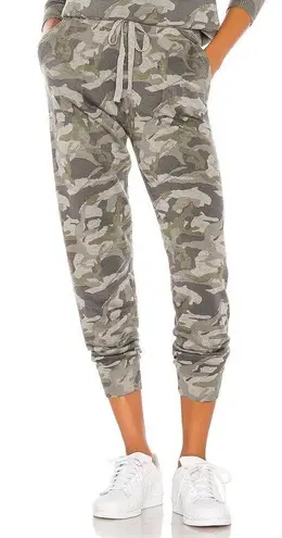 MONROW Camo Sporty Lounge Sweatpants Joggers Green Medium Army Cozy Streetwear