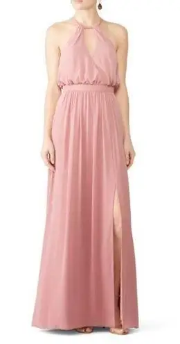 Watters Blush Pink Fleurette Gown Size 18W $250