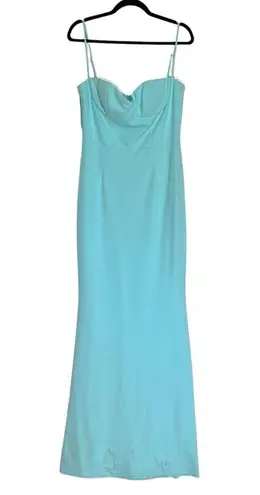 Katie May Sky Blue Yasmin Maxi Dress Gown Women’s US L