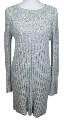 American Eagle  Gray & White Ribbed Sweater Dress NWOT