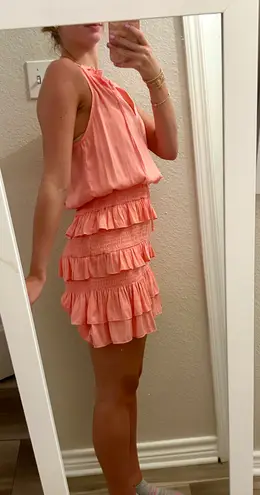 DO+BE Pink Ruffle Dress 