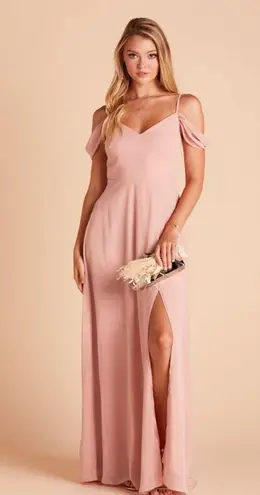 Birdy Grey NWT DEVIN CONVERTIBLE DRESSCHIFFON DUSTY ROSE Size Small