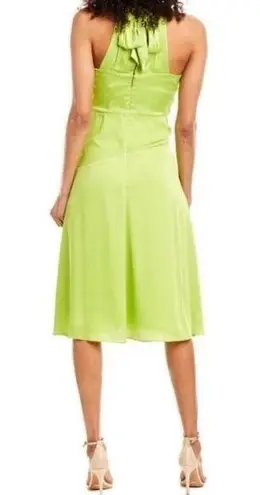 Donna Karan New York black label asymmetrical silky cocktail dress, size 8