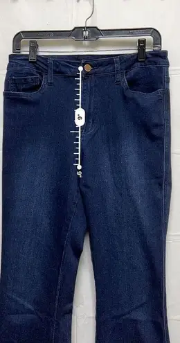 Vervet Flying Monkey Women Size 28 High Rise Flare Blue Jeans‎ Frayed Hem BAX-C