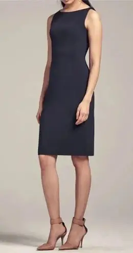MM.LaFleur | Lydia Twist Strap Sheath Dress Midnight Blue