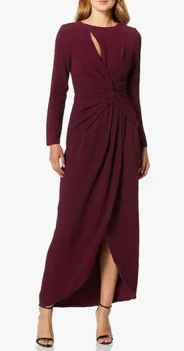 Dress the Population Naomi Cutout Twist Knotted Draped