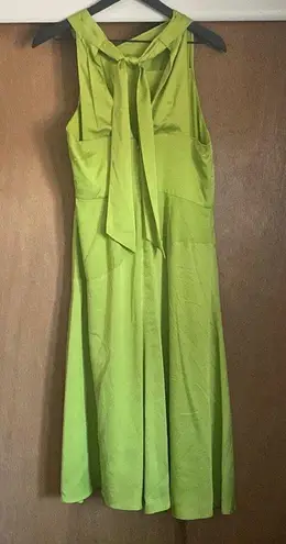 Donna Karan New York black label asymmetrical silky cocktail dress, size 8