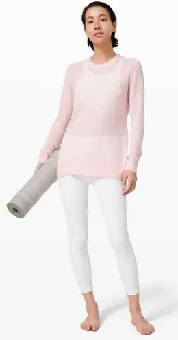 Lululemon  Sincerely Yours Pink Glow Sweater