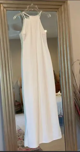 Boston Proper White Maxi Dress Travel Maxi