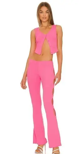 Camila Coelho Abby Pant in hot pink medium