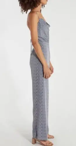 Finders Keepers Catalina Wide Leg Jumpsuit Sleeveless Animal Print Size 10 NEW