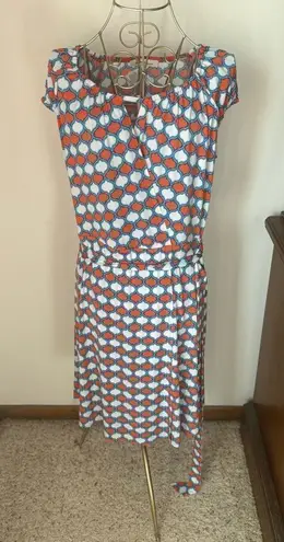 Laundry by Design geometric print short sleeve dress size small