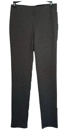 PEACH Womens Pull On Pants Size S Dark Gray Knit Legging Style Mid Rise Pockets