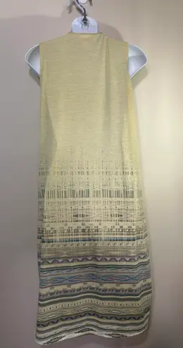 LuLaRoe NWT  Yellow With Aztec Print Bottom Joy Vest