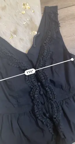 Abercrombie & Fitch Black Lace Tank