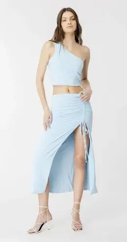 Bardot Annabella Midi Skirt In Cornflower Blue Women’s Size 8 US Medium M